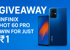 Infinix Hot 60 Pro Giveaway for Just ₹15 – India’s Latest and Most Exciting Offer!